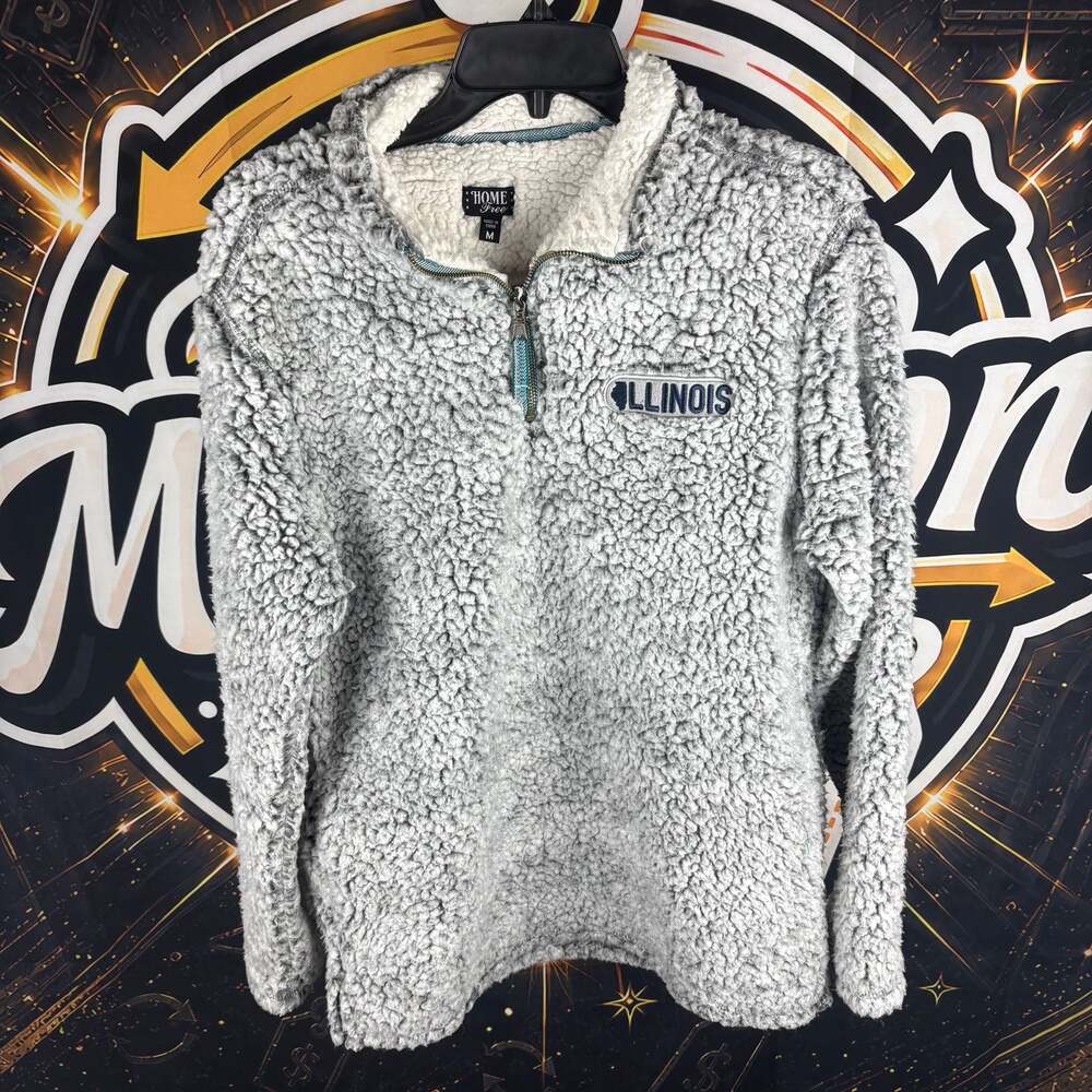 Home Free Illinois Sherpa 1/4-Zip Pullover Jacket - Women's Medium